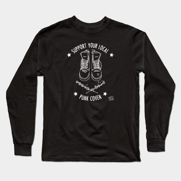 Support Your Local Punk Coven Long Sleeve T-Shirt by prettyinpunk